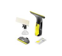 KÄRCHER Nettoyeur de Vitres WV 2 Black Edition, Autonomie de Batterie : 35 Min, Affichage LED, 2 Raclettes, Pulvérisateur avec Microfibres, 20 ML Nettoyant Vitres Concentré