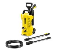Kärcher Nettoyeur Haute Pression K 2 Power Control, Pression : Max. 110 Bar, Débit : 360 l/h, Surface : 20 m²/h, Filtre à Eau, Poids : 4,0 kg, Pistolet et Flexible Haute Pression, Rotabuse, Lance
