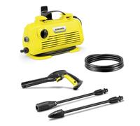 Kärcher Nettoyeur Haute Pression K 2 Premium Horizontal, Pression : Max. 110 Bar, Débit : 360 l/h, Surface : 20 m²/h, Poids : 3,5kg, Flexible et Pistolet Haute Pression, Rotabuse, Lance Vario Power