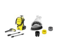 Kärcher Nettoyeur Haute Pression K 4 Classic, Pression : Max. 130 Bar, Débit : 420 l/h & Protection Anti éclaboussures Accessoire pour nettoyeurs Haute Pression, Noir/Transparent
