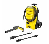 Kärcher Nettoyeur Haute Pression K 4 Classic, Pression : max. 130 bar, Débit : 420 l/h, Surface : 30 m²/h, Filtre à Eau, Poids : 4,6kg, Flexible et Pistolet Haute Pression, Rotabuse, Lance Vario Power