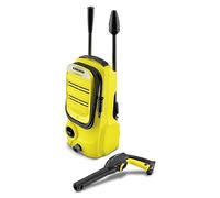 Kärcher Nettoyeur Haute Pression K2 Compact, Pression: 110 Bar, Débit: 360 l/h, Superficie de Nettoyage: 20 m²/h, Poids: 3,74 kg, Filtre à Eau, Flexible & Pistolet Haute Pression, Rotabuse, Lance