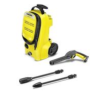Kärcher Nettoyeur Haute Pression K3 Compact, Pression : max. 120 bar, Débit : max. 380 l/h, Superficie : 25 m²/h, Filtre à Eau, poids : 4,2 kg, Flexible et Pistolet Haute Pression, Rotabuse, Lance