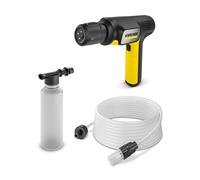 Kärcher Nettoyeur manuel portable OC Handheld Compact Jaune Batterie lithium-ion Pression 15 bar 0,8 kg Tuyau 5 m détergent Multi Jet 4 en 1 Chargeur Câble USB