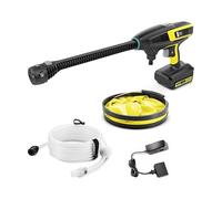 Kärcher Nettoyeur sous pression sans fil KHB 6 Plus MJ, 18 V, avec batterie et chargeur rapide, pression : 24 bar, multijet 5 en 1, raccord de tuyau d'arrosage A3/4", réservoir d'eau pliable, poids