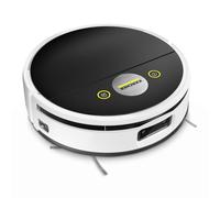 KÄRCHER Robot aspirateur et nettoyeur RVF 7, navigation LiDAR, blanc, batterie lithium 14,4 V, avec station de charge, filtres, rouleaux en microfibre, brosse circulaire, brosses de nettoyage et