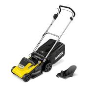 Kärcher Tondeuse Sans Fil LMO 4-18 Dual, Idéale Pour les Pelouses Jusqu'à 450 m2, Largeur de Travail : 37 cm, Moteur 36 V, Bac de Ramassage 40 L, Nécessite 2 Batteries 18 V de Kärcher (Non Incluses)