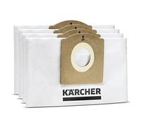 Kärcher WD 1 Compact Battery Lot de 4 Sacs filtrants en Non-tissé Blanc