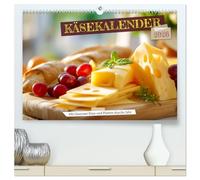 Käsekalender - mit Gourmet Käse und Platten durchs Jahr (hochwertiger Premium Wandkalender 2026 DIN A2 quer), Kunstdruck in Hochglanz: Käsekalender ... und als Küchenkalender voller Genussmomente.