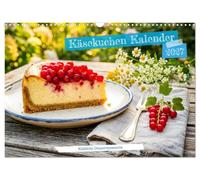 Käsekuchen Kalender - Köstliche Dessertmomente (Wandkalender 2027 DIN A3 quer), CALVENDO Monatskalender: Ein Jahreskalender voller köstlicher Kuchenmotive für echte Dessertliebhaber.