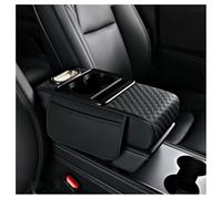 KAEW Coussin Accoudoir Voiture pour T-ROC 2018-2019 2020 2021 2022 2023 2024 2025, Multifonctionnel Coussin de Console Centrale de Voiture Boîte de Rangement Accoudoir,Black