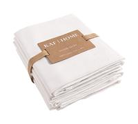 KAF Home Flour Sack Lot de 4 torchons de Cuisine 100% Coton Blanc