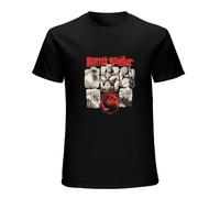 KAFANSHI Vintage Y2K Mortal Kombat Video Game Raiden Scorpion Midway Men's T-Shirt Black 3XL