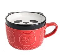 Kafei 300ml Japonais mignon tasse créative en céramique Shiba Panda Kawaii tasse à café avec couvercle maison Couple petit déjeuner tasse lait tasse eau tasse café tasse