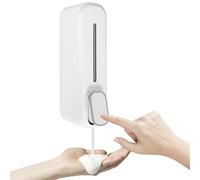 Kafei Support mural pour savon - 350 ml - Shampoing à la main - Gel douche pour salle de bain, cuisine, bureau