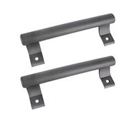 KAFENDA (2 pièces Poignée de porte coulissante en aluminium de 8", poignée métallique moderne pour les portes vitrées de balcon, les portes coulissantes de salle de bain, etc.