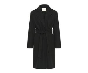 Kaffe - Belted Manteaux - Femme - Manteaux - Noir - Taille: 48 FR