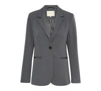 Kaffe - Blazer Noir avec Col Classique - Femme - Vestes - Gris - Taille: 42 FR
