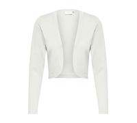 Kaffe - Bolero - Col V - Manches Longues Femme - Blanc - Weiß (Chalk 50003) - XL
