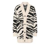 Kaffe Cardigan 'Sandra' noir / blanc, Taille XL