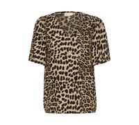 Kaffe Chemisier 'Ariana' beige / marron / noir, Taille S