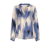 Kaffe Chemisier 'Beathe' beige / bleu / noir, Taille M