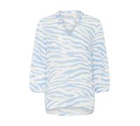 Kaffe Chemisier 'Edita Amber' bleu clair / blanc, Taille S