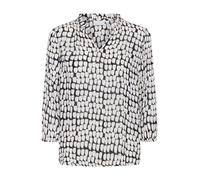 Kaffe Chemisier 'Edita Amber' cappuccino / noir / blanc, Taille XS