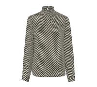 Kaffe - Chemisier Imprimé Noir Blanc Ondulé - Femme - Blouses et Chemises - Multicolore - Taille: 46 FR