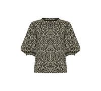 Kaffe Chemisier 'Janna' crème / noir, Taille XS