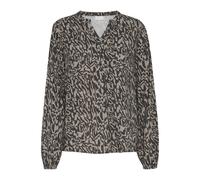 Kaffe Chemisier 'KA Mathilde' beige foncé / noir, Taille XXXL