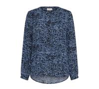 Kaffe Chemisier 'KA Pollie' marine / bleu clair, Taille XS