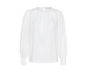 Kaffe Chemisier 'KA Roca' blanc naturel, Taille XXL