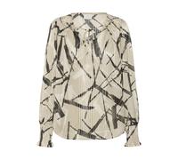 Kaffe Chemisier 'KAArchy' chamois / brocart / brun foncé / taupe, Taille XS
