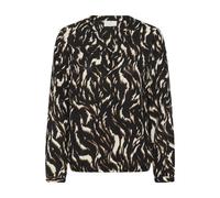 Kaffe Chemisier 'KADitte' beige clair / marron / noir, Taille S