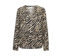 Kaffe Chemisier 'KAditte' beige / noir, Taille S