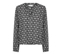 Kaffe Chemisier 'KAditte' noir / blanc cassé, Taille XXL