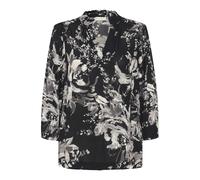 Kaffe Chemisier 'KAIsa' gris / noir / blanc, Taille L