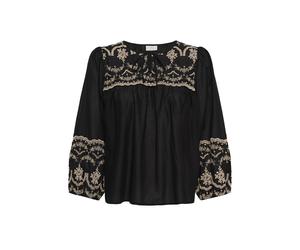 Kaffe Chemisier 'KAkis' noir, Taille L