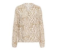 Kaffe Chemisier 'KAmathilde' beige / blanc, Taille XL