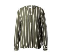 Kaffe Chemisier 'KAstridy' kaki / blanc, Taille XXXL