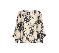 Kaffe Chemisier 'Louise' beige / noir, Taille XS