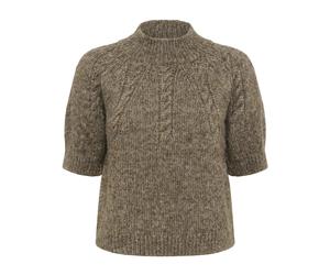 Kaffe - Col roulés - Femme - Pulls - Vert - Taille: 40 FR