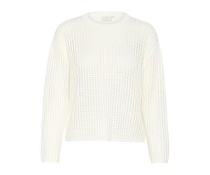Kaffe - Craie Pull en Tricot - Femme - Pulls - Blanc - Taille: 44 FR