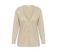 KAFFE CURVE Cardigan 'Farsia' beige chiné, Taille S