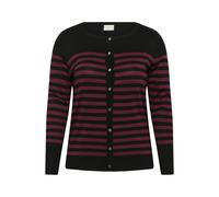 KAFFE CURVE Cardigan 'Lizzy' violet / noir, Taille S