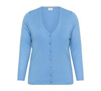 Kaffe Curve - Cardigans - Femme - Pulls - Bleu - Taille: 38 FR