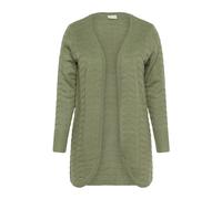 Kaffe Curve - Cardigans - Femme - Pulls - Vert - Taille: 42 FR