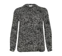 Kaffe Curve - Chemisier à Pois Noir/Colombe - Femme - Blouses et Chemises - Noir - Taille: 50 FR