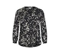 KAFFE CURVE Chemisier 'Bella' noir / blanc, Taille M